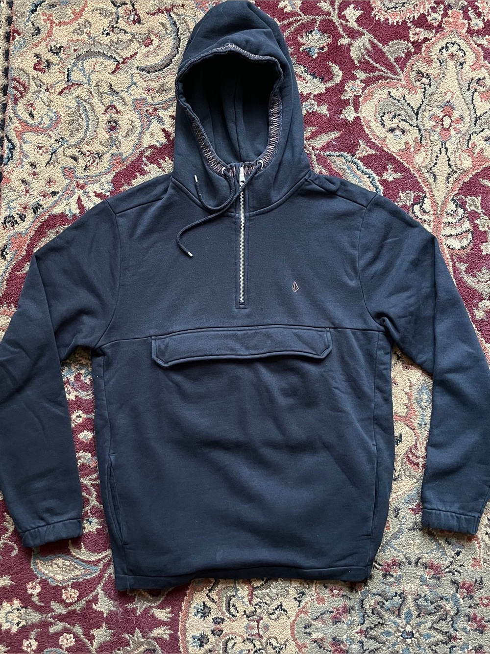 Men's Volcom Stone Half-Zip Hooded Pullover Sweater